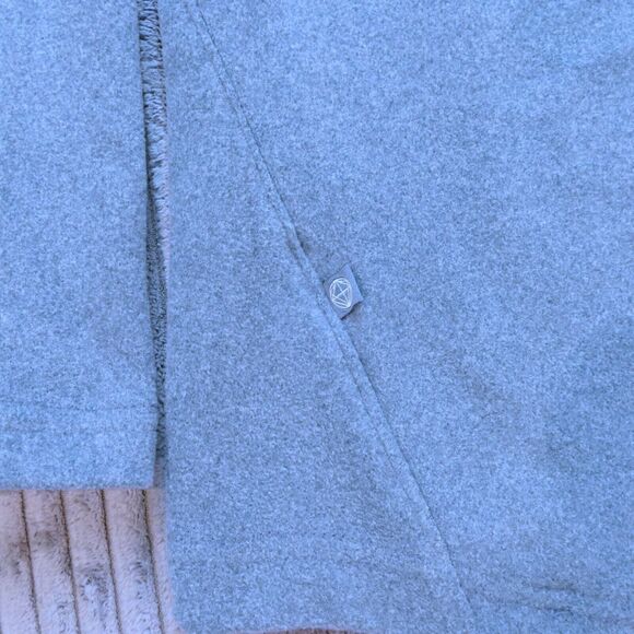 Mondetta XXL Slate Blue Pullover Mens Fleece Jacket 1/4 Zip Activewear Shacket - Picture 7 of 7